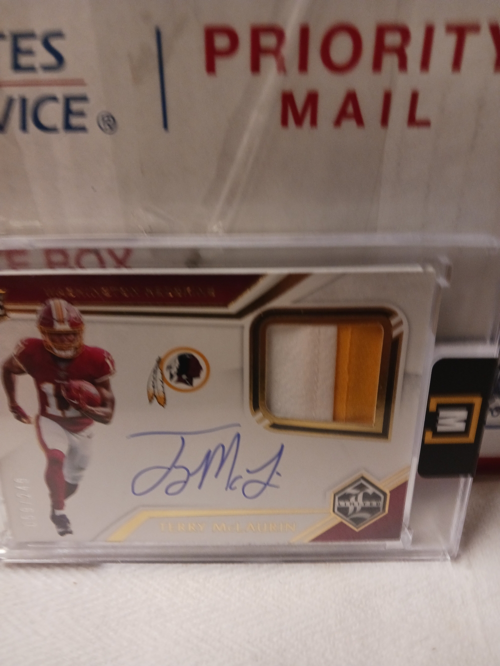 2019PANINI LIMITED TERRY McLAUREN ROOKIE PATCH AUTOGRAGH 59/249 MINT MINT